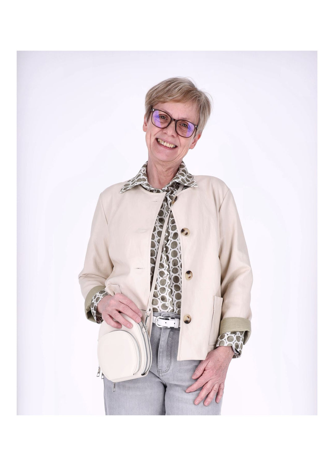 Splash of Color Damen Bluse