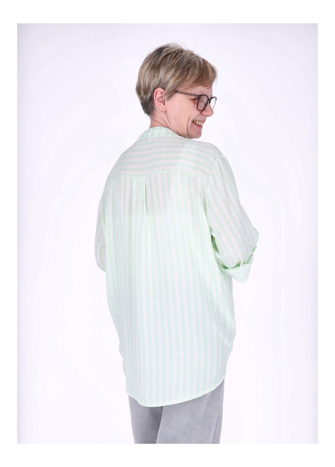 Splash of Color Damen Bluse Streifen