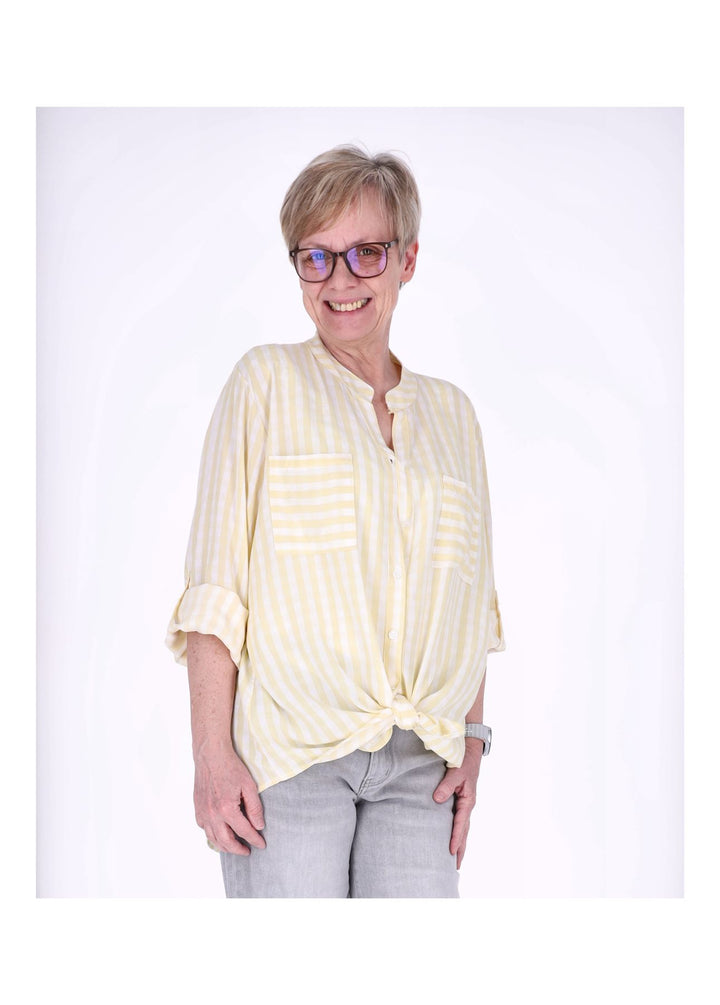 Splash of Color Damen Bluse Streifen
