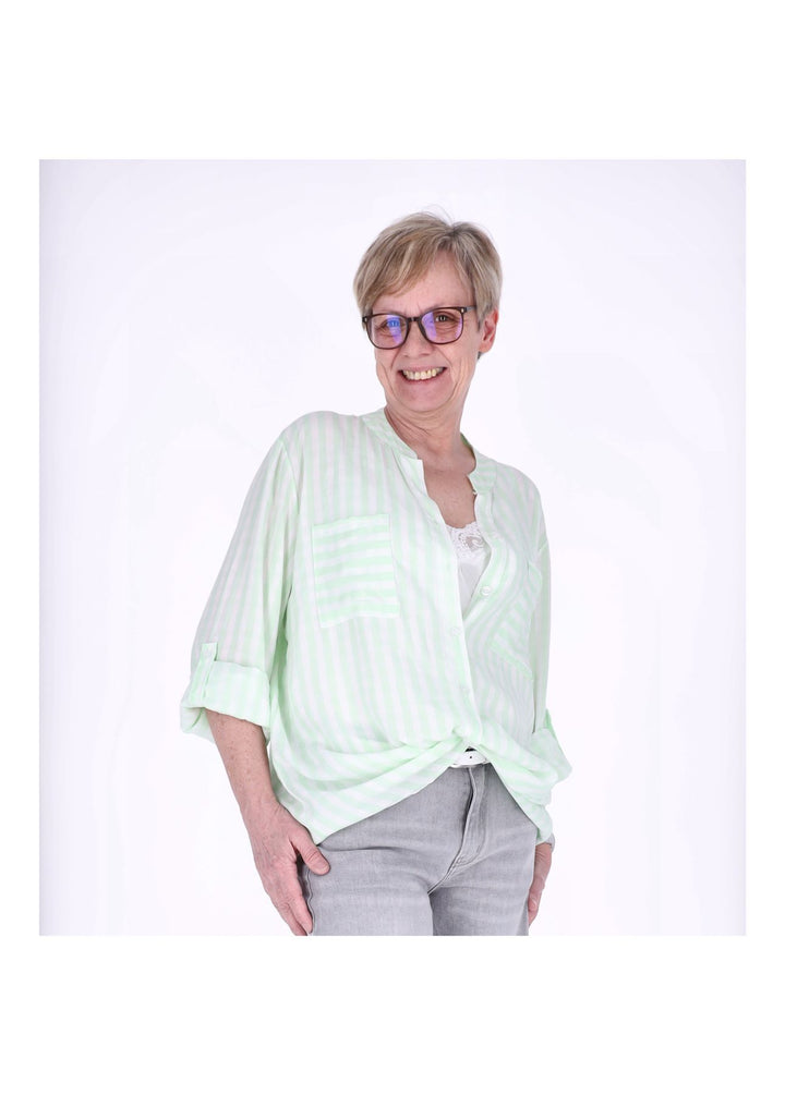 Splash of Color Damen Bluse Streifen