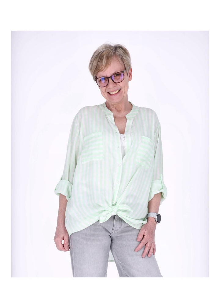 Splash of Color Damen Bluse Streifen