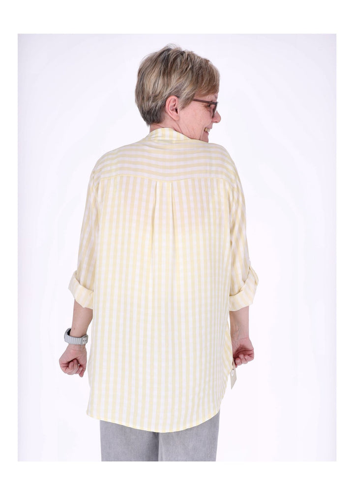 Splash of Color Damen Bluse Streifen