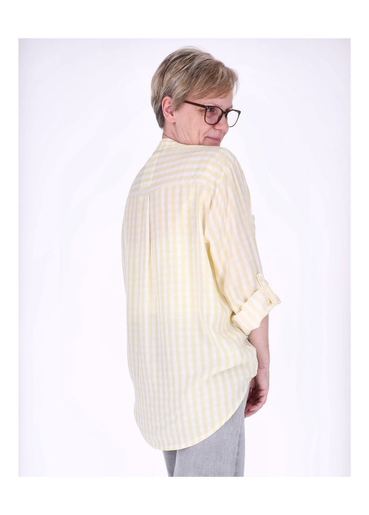 Splash of Color Damen Bluse Streifen