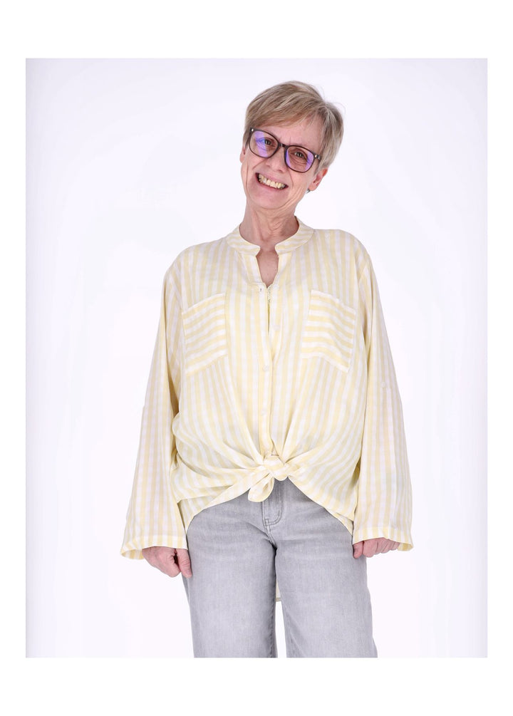 Splash of Color Damen Bluse Streifen