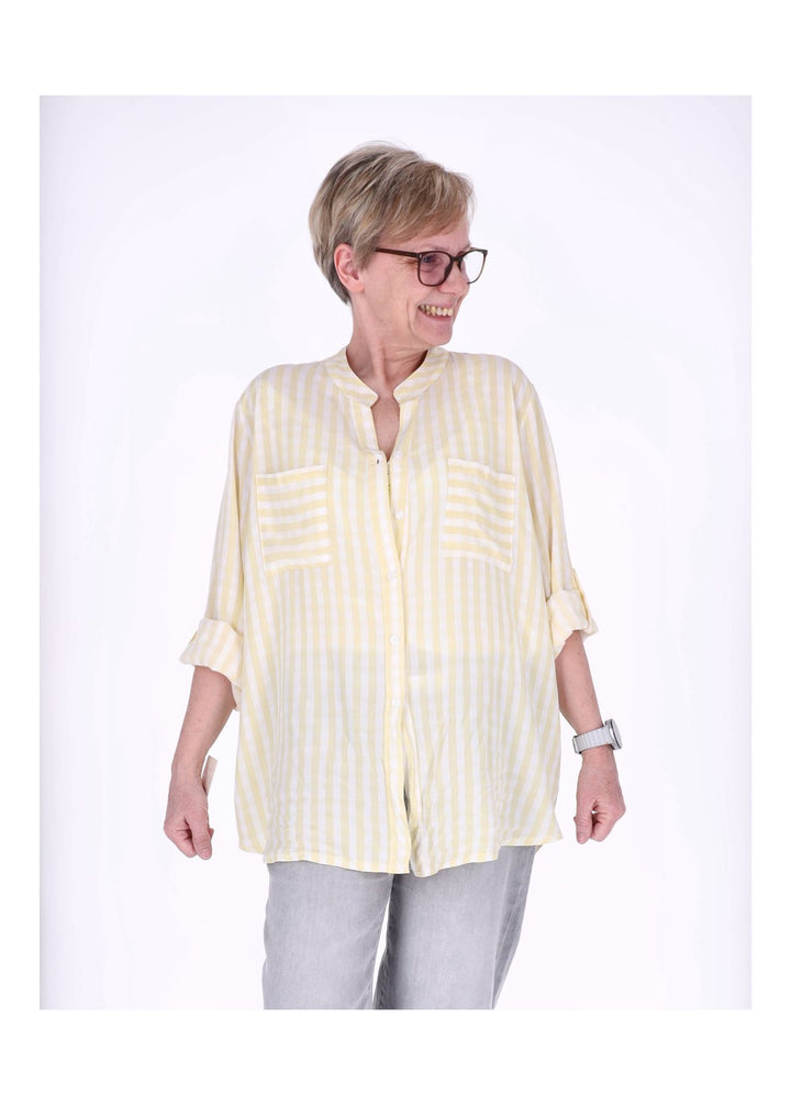 Splash of Color Damen Bluse Streifen