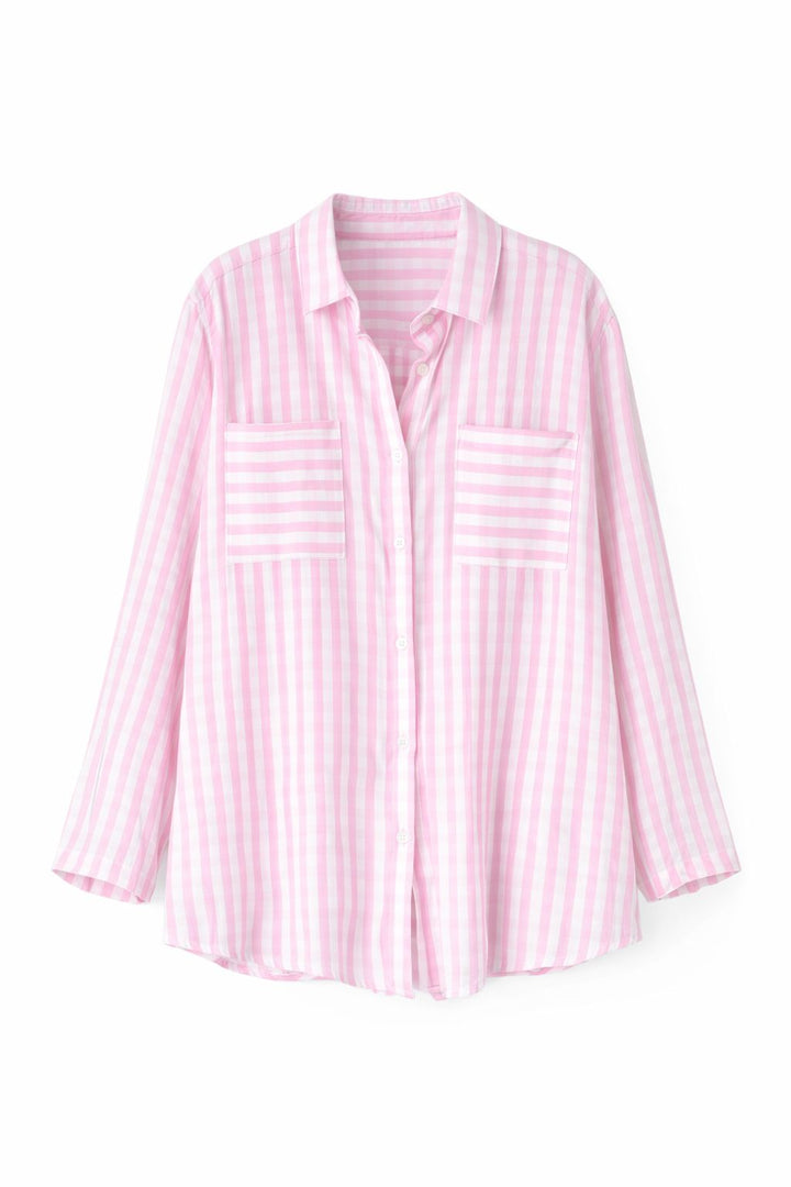 Splash of Color Damen Bluse Streifen