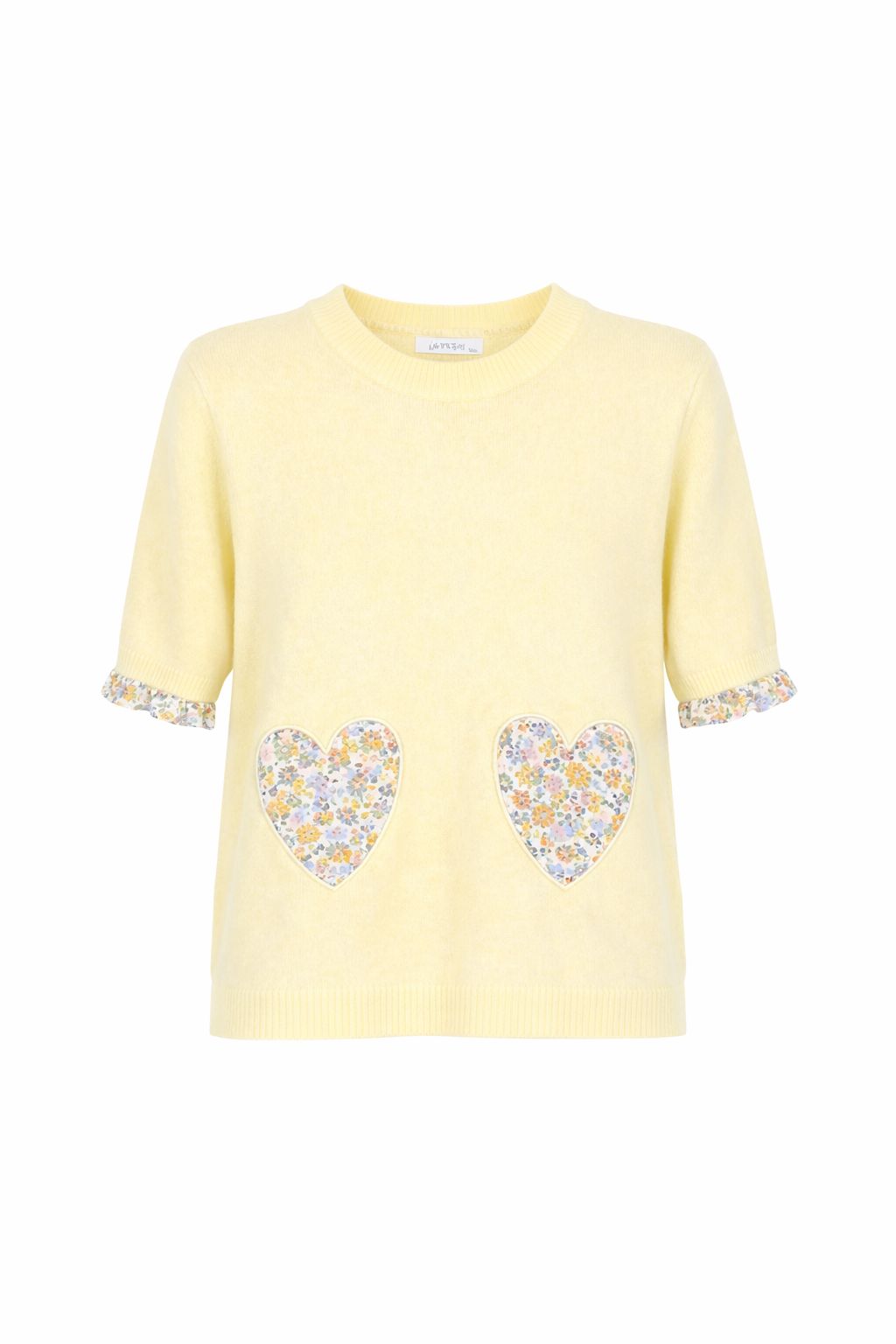 Splash of Color Damen T-Shirt Herzen Patch
