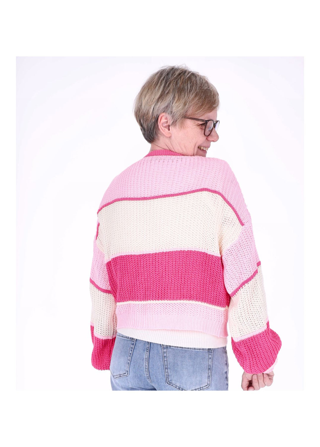 Splash of Color Strickjacke Damen