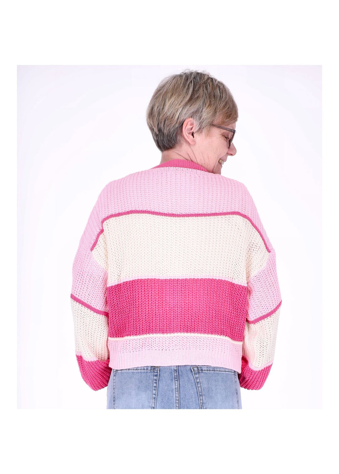 Splash of Color Strickjacke Damen
