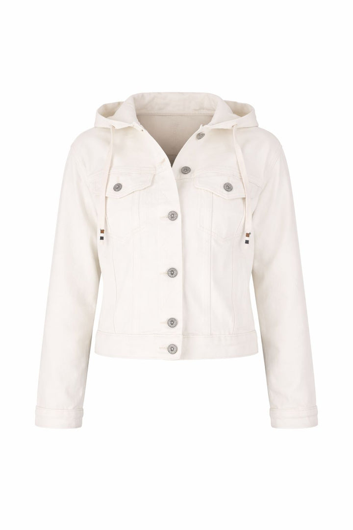 Splash of Color Jeansjacke mit Kapuze
