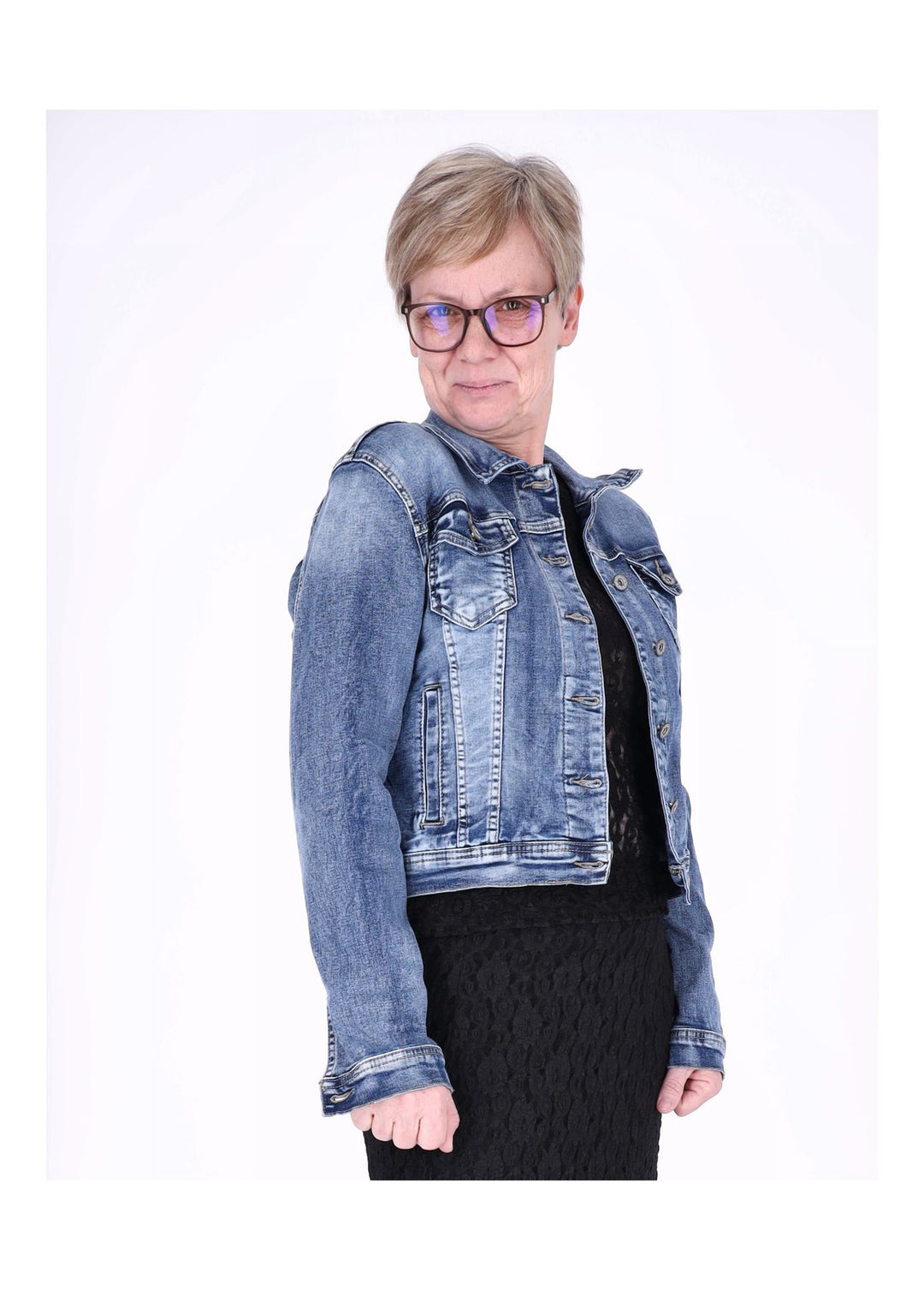 Splash of Color Jeansjacke Damen