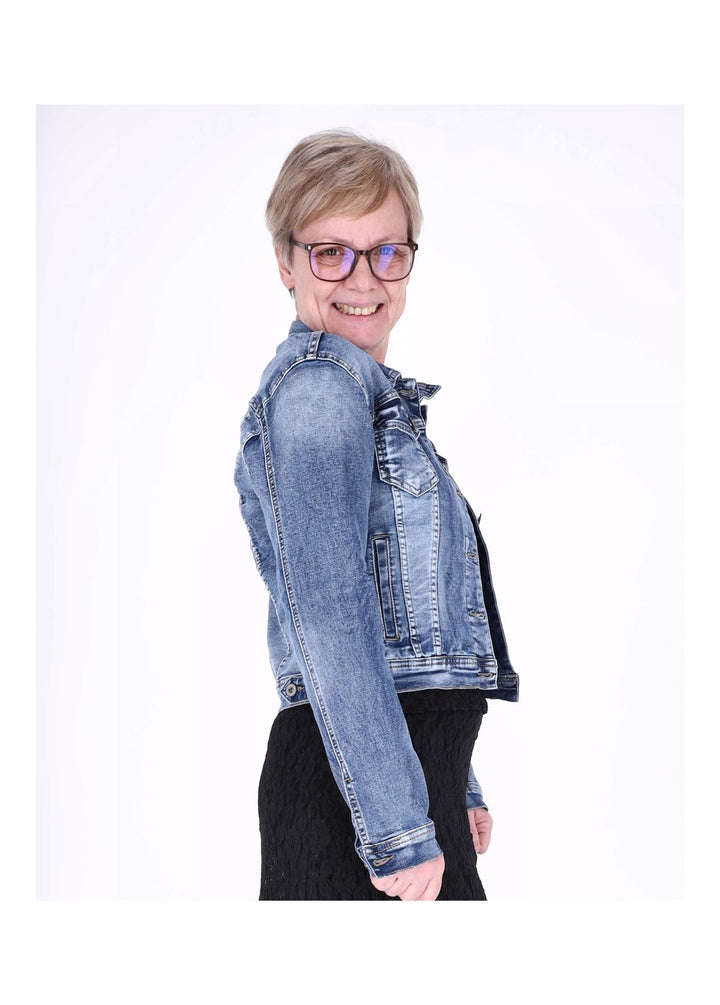 Splash of Color Jeansjacke Damen
