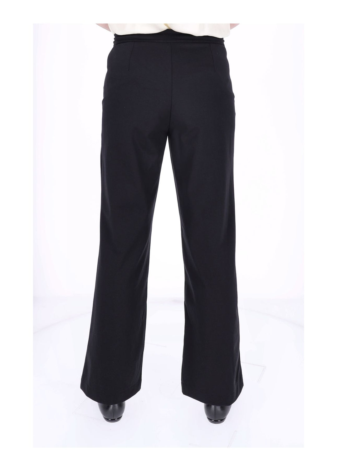 Hose Damen Knöpfe Melange