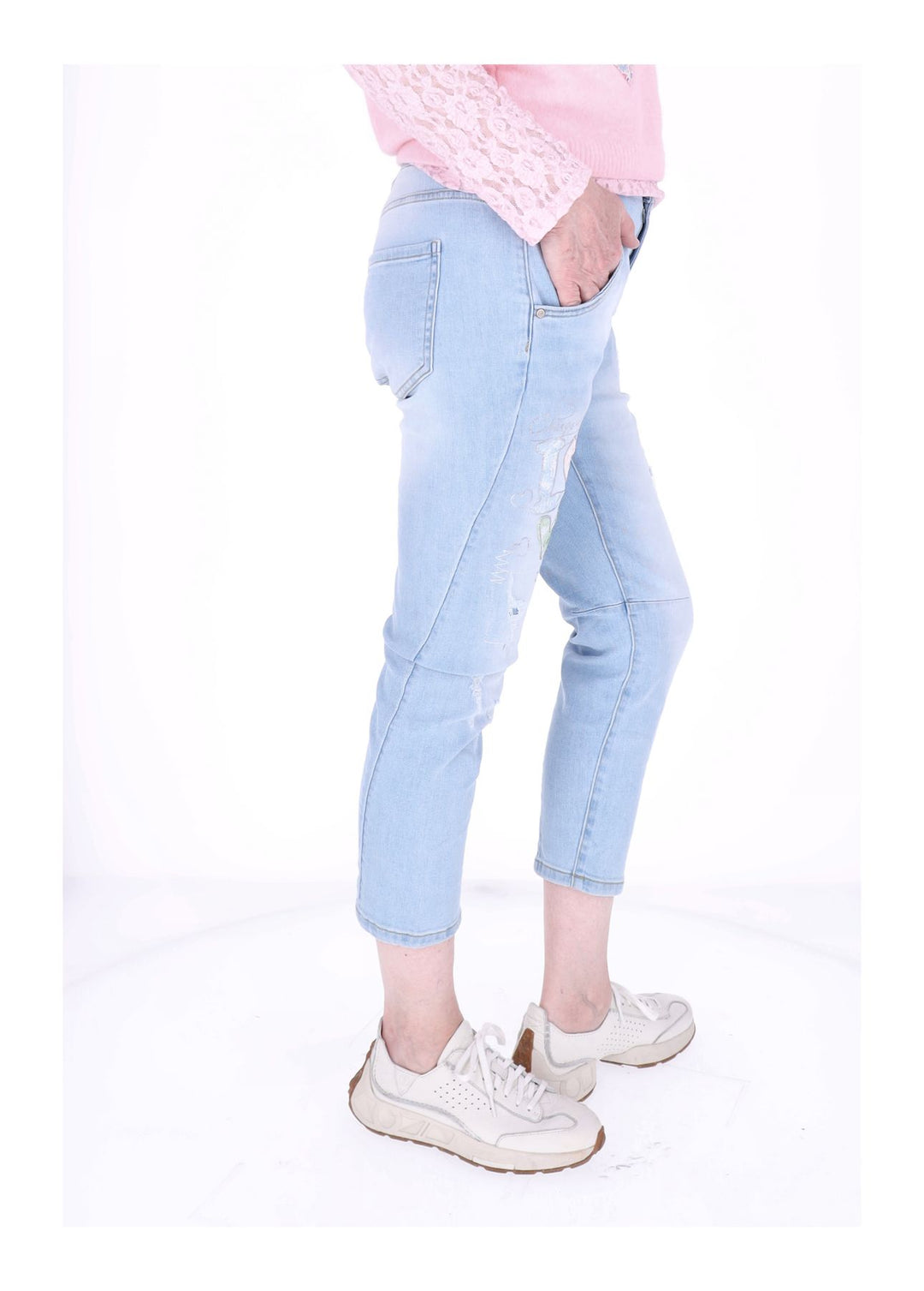 Splash of Color Damen Jeans LOVE