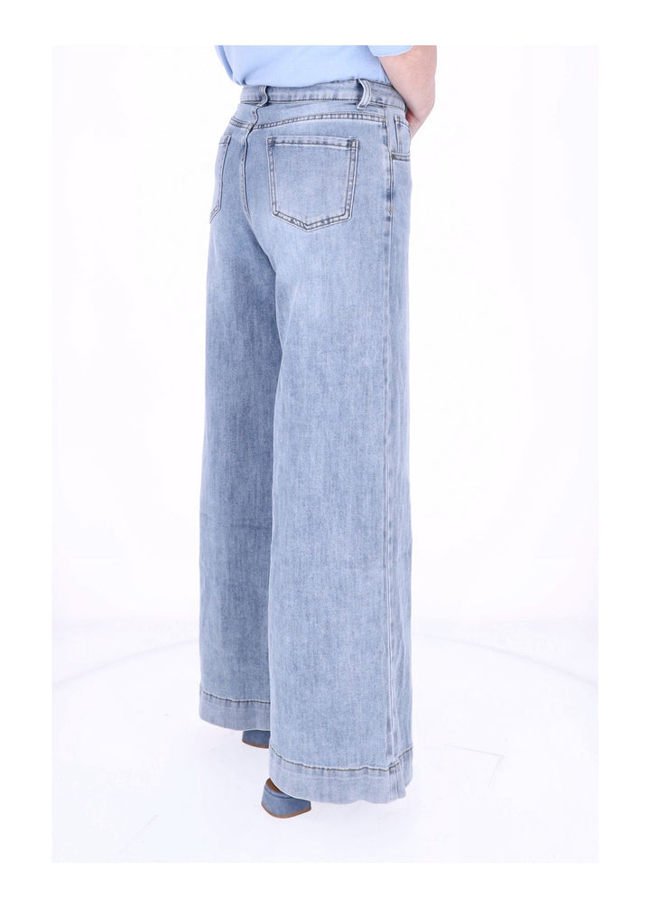 Splash of Color Jeans weites Bein