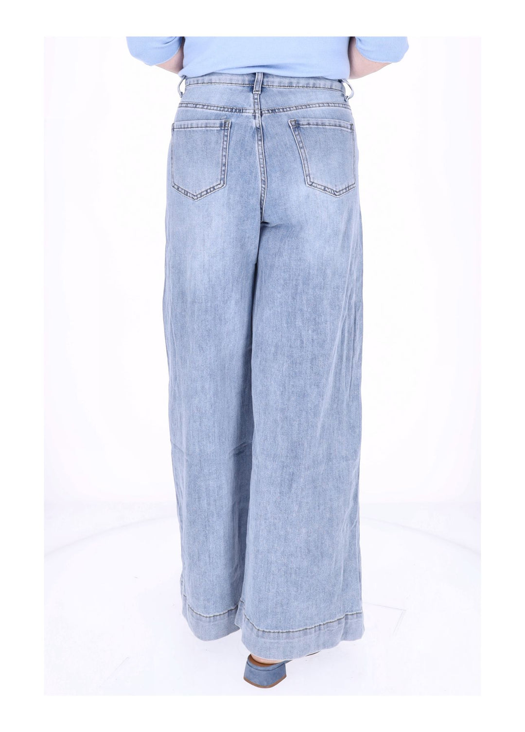 Splash of Color Jeans weites Bein