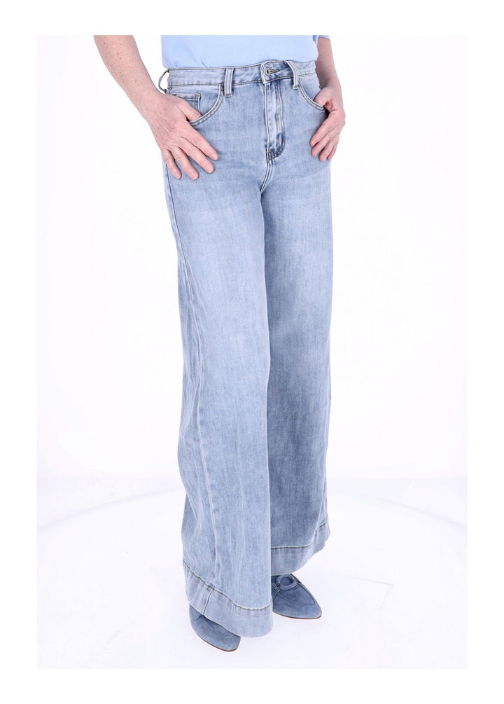 Splash of Color Jeans weites Bein