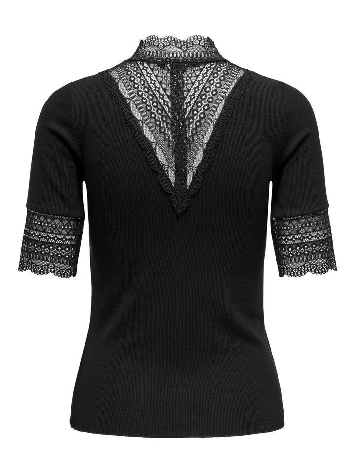 ONLY Highneck Top Kurzarm