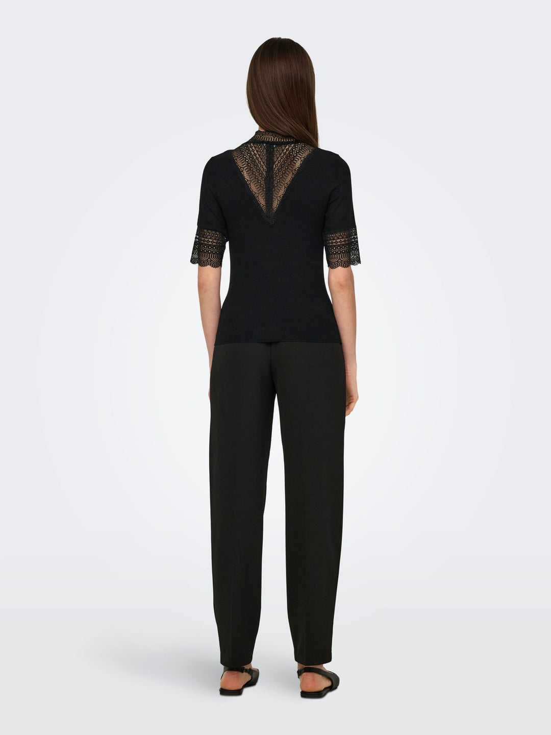 ONLY Highneck Top Kurzarm