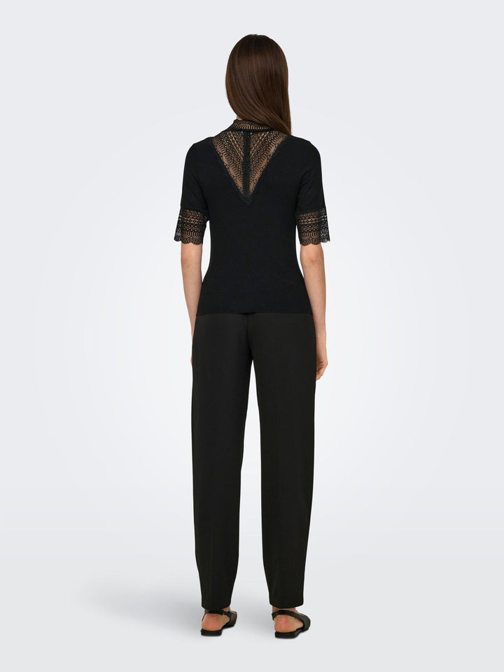 ONLY Highneck Top Kurzarm