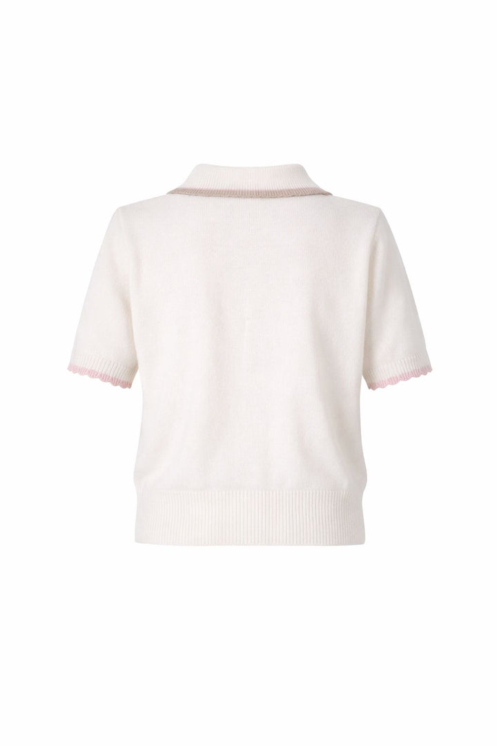 Splash of Color Damen Strickpoloshirt