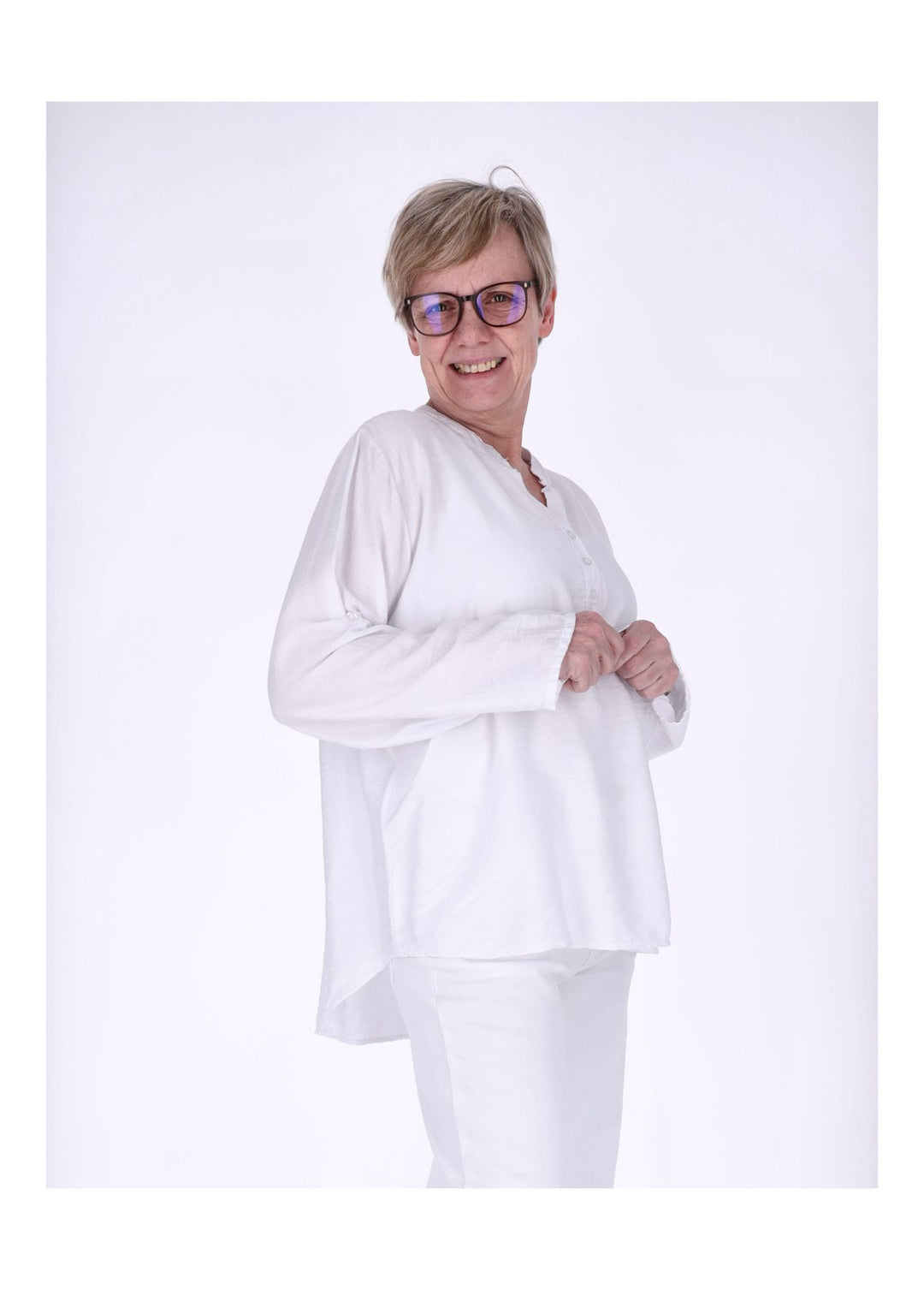 Splash of Color Blusenshirt Damen Viskose