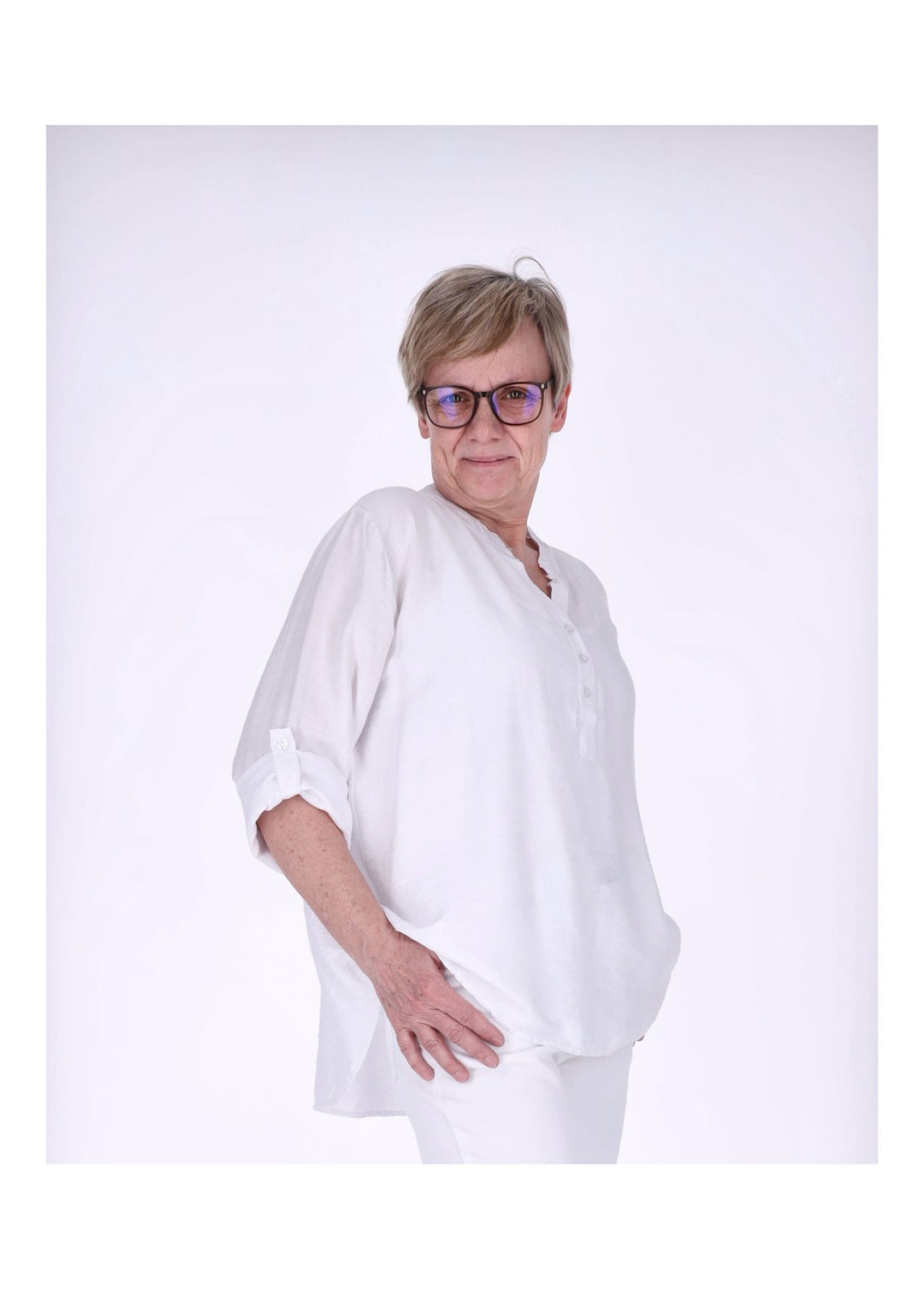 Splash of Color Blusenshirt Damen Viskose