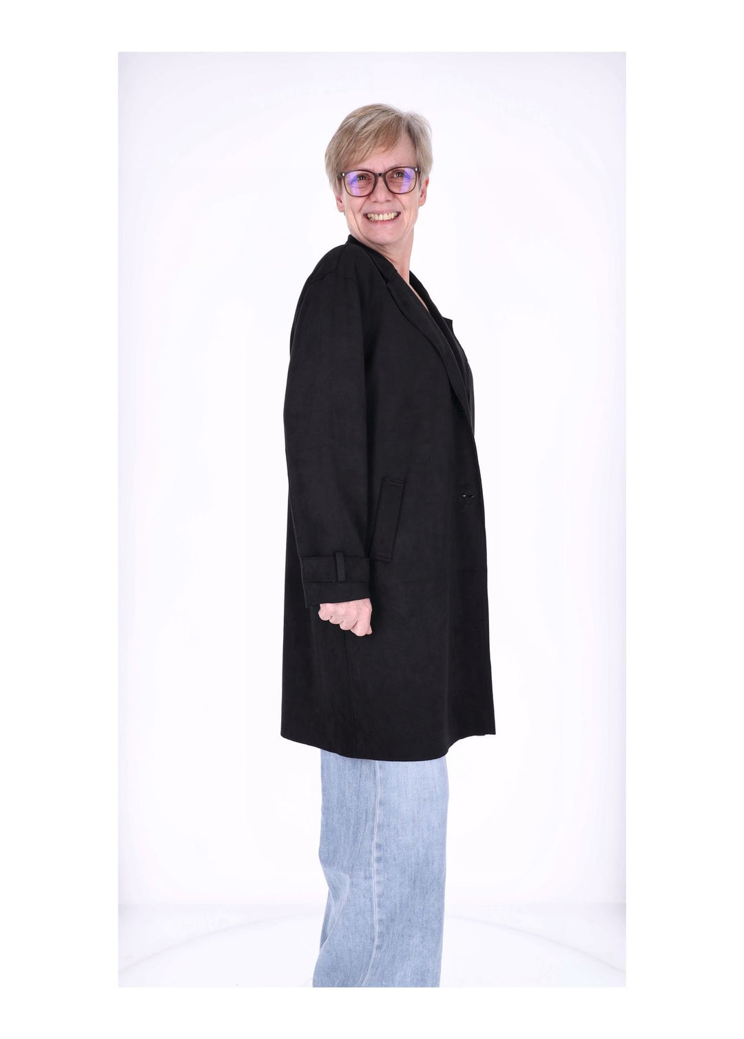 Splash of Color Damen Velours Mantel