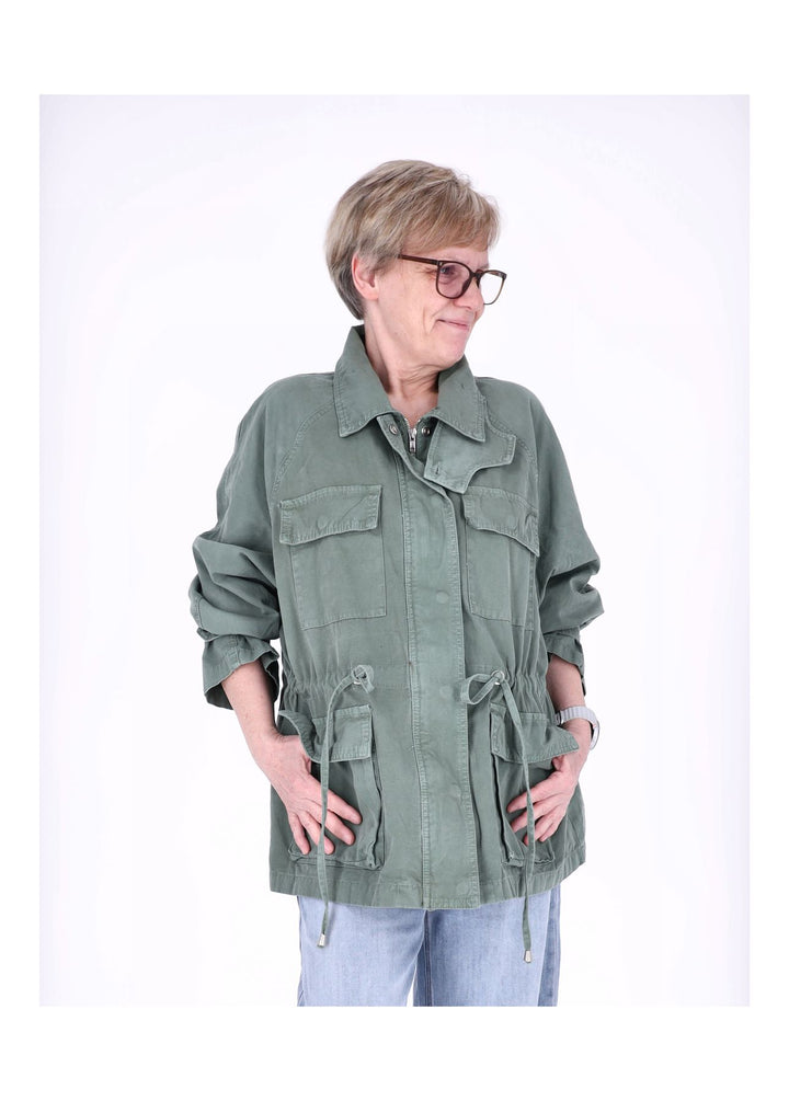 Splash of Color Parka Damen Oversize