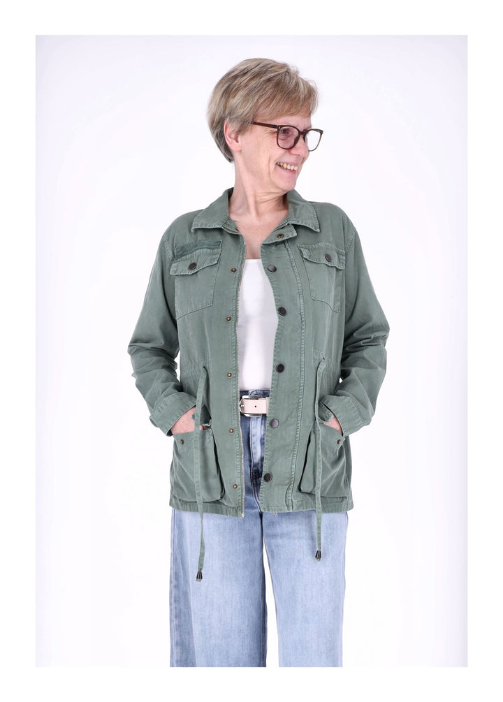 Splash of Color Damen Parka Oversize