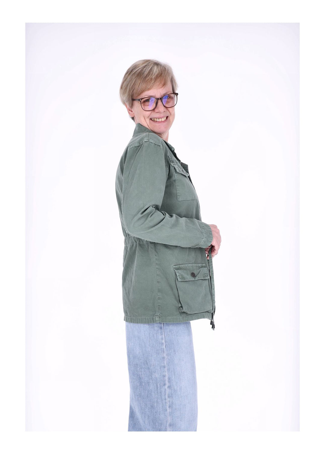 Splash of Color Damen Parka Oversize