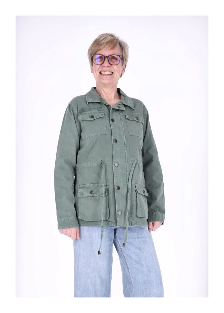 Splash of Color Damen Parka Oversize