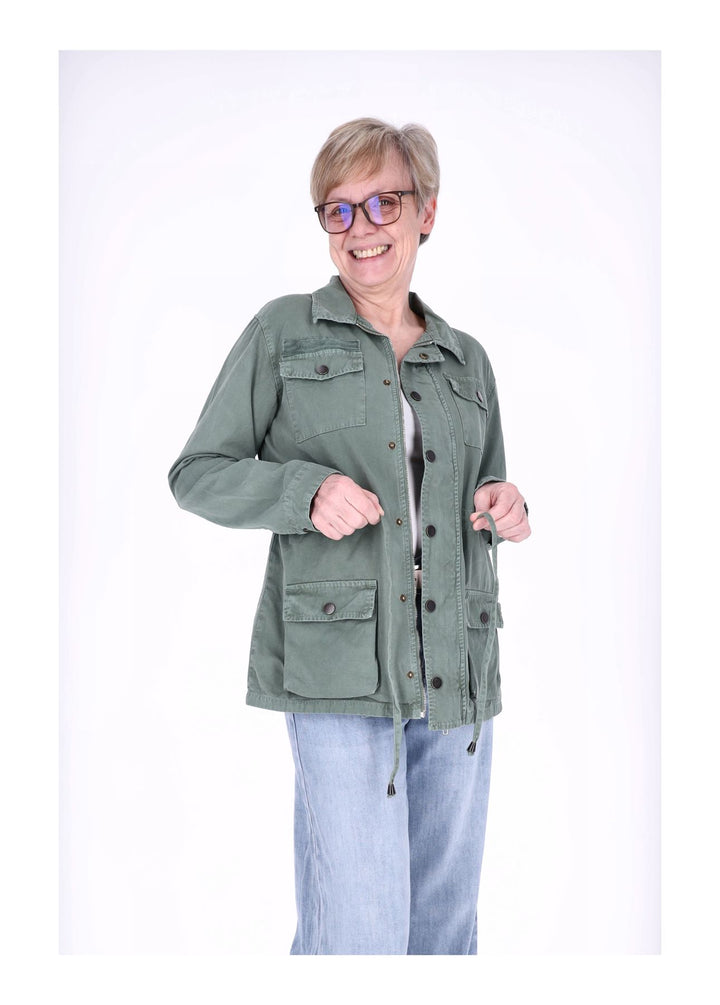 Splash of Color Damen Parka Oversize
