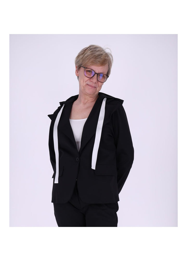 Splash of Color Damen Blazer Kapuze