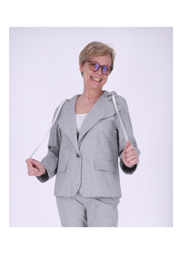 Splash of Color Damen Blazer Kapuze