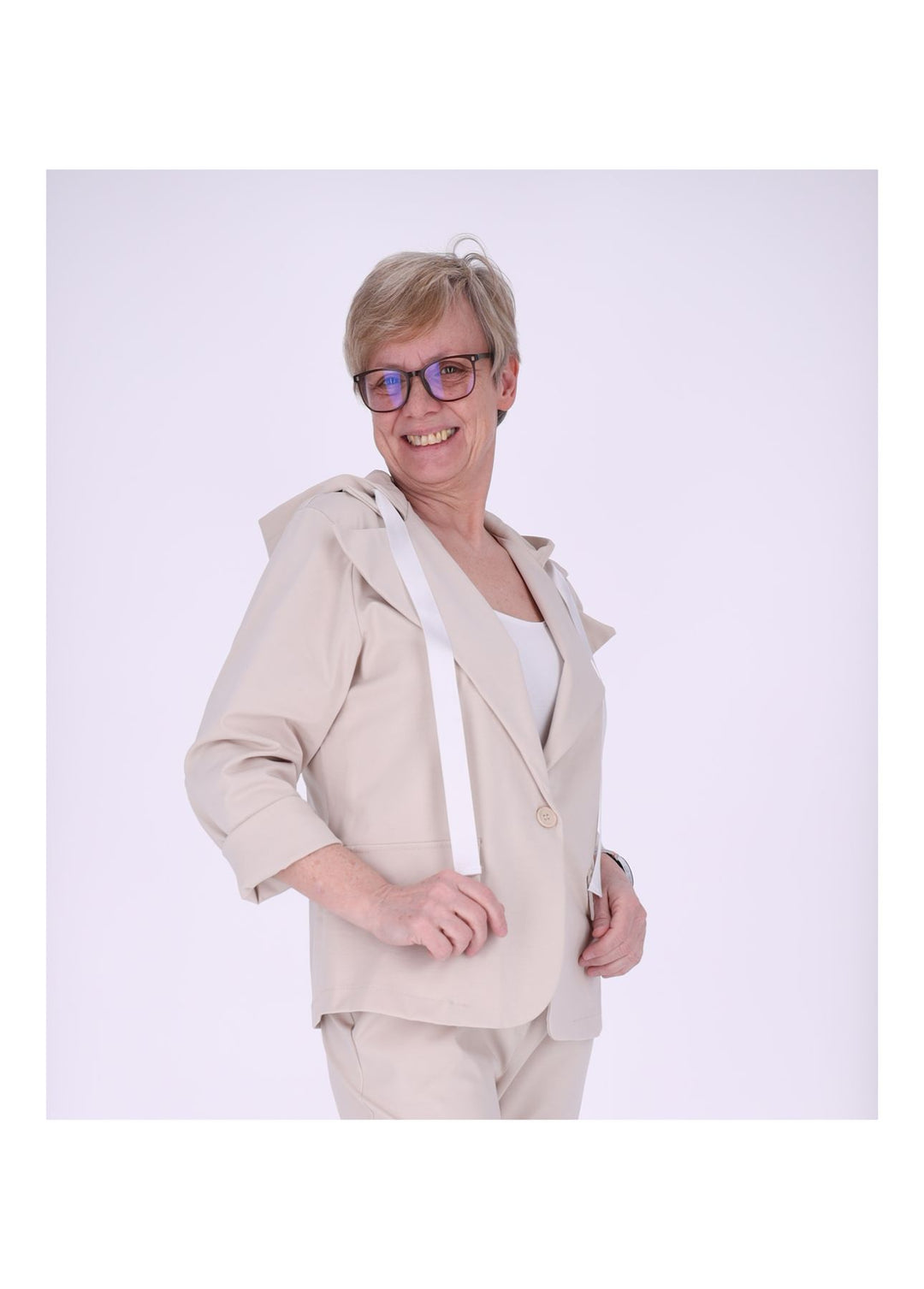 Splash of Color Damen Blazer Kapuze