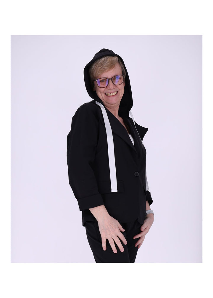 Splash of Color Damen Blazer Kapuze