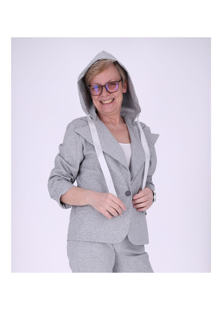 Splash of Color Damen Blazer Kapuze