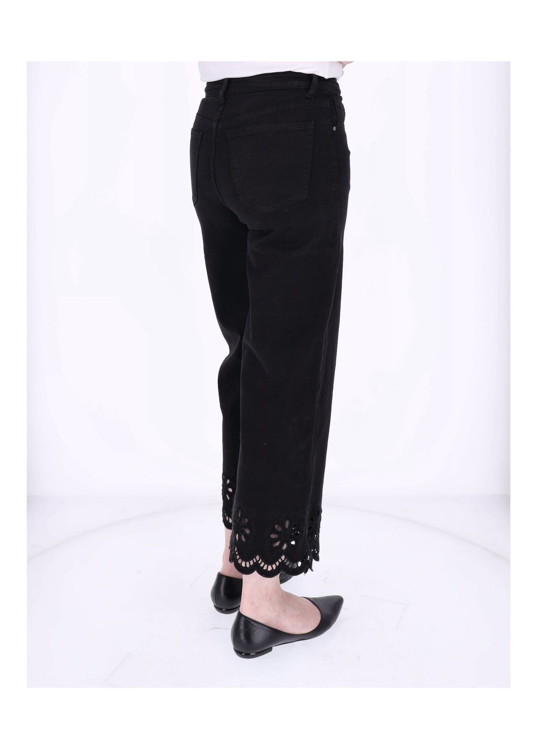 Splash of Color Damen Jeans 7/8 Lochmuster
