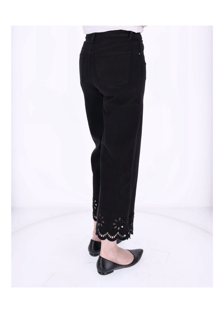 Splash of Color Damen Jeans 7/8 Lochmuster