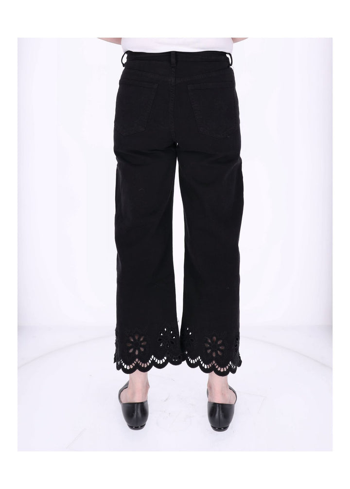 Splash of Color Damen Jeans 7/8 Lochmuster
