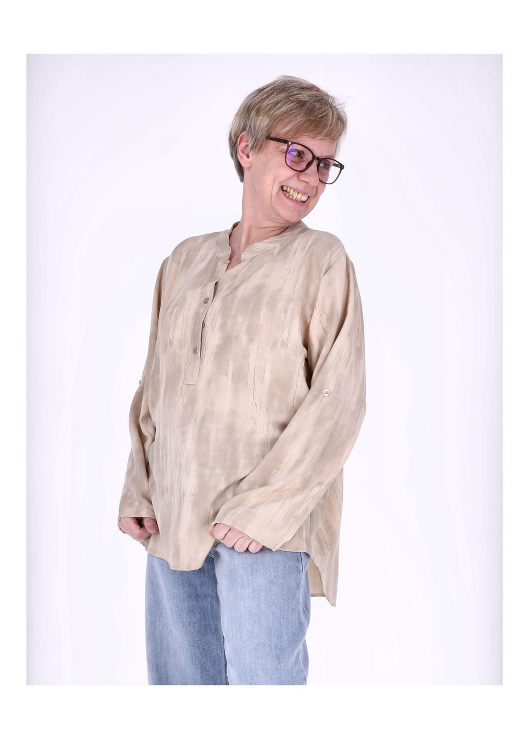 Splash of Color Blusenshirt Damen Rosa