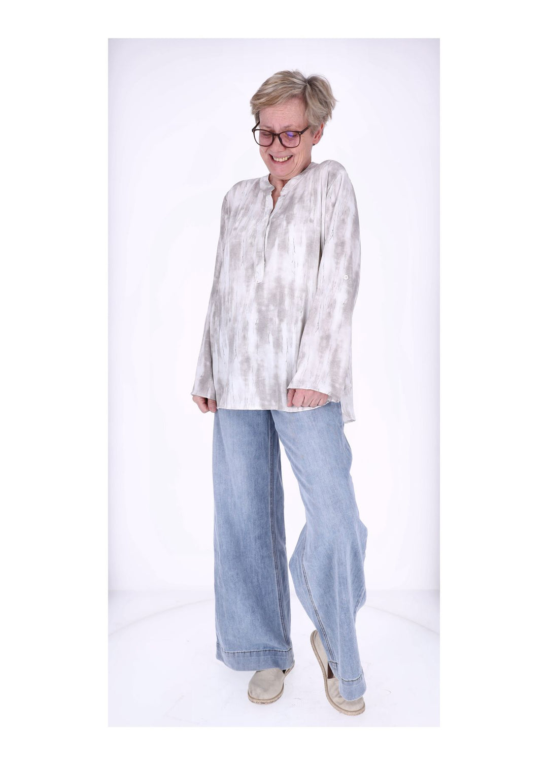 Splash of Color Blusenshirt Damen Rosa