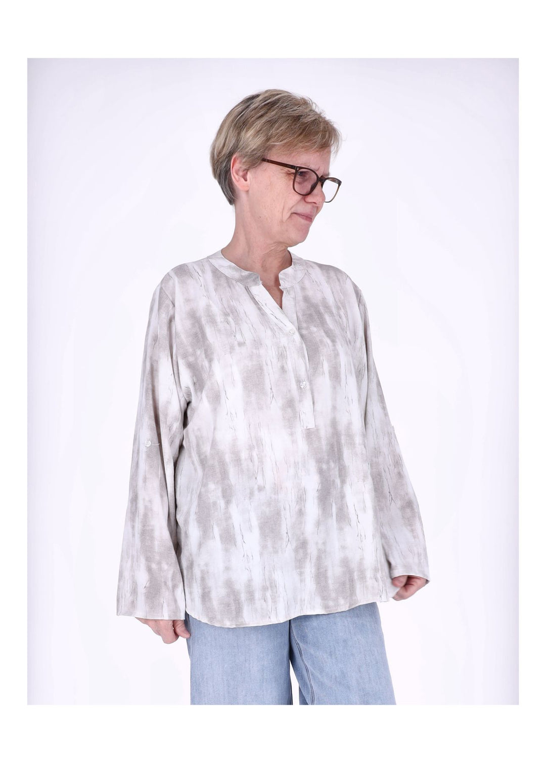 Splash of Color Blusenshirt Damen Rosa
