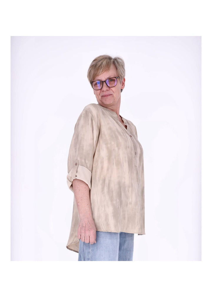 Splash of Color Blusenshirt Damen Rosa