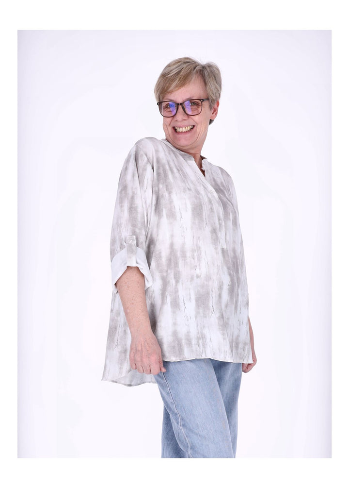 Splash of Color Blusenshirt Damen Rosa