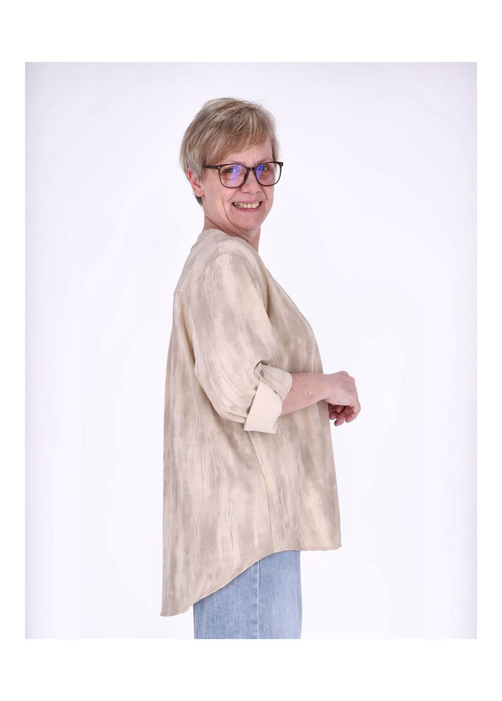 Splash of Color Blusenshirt Damen Rosa