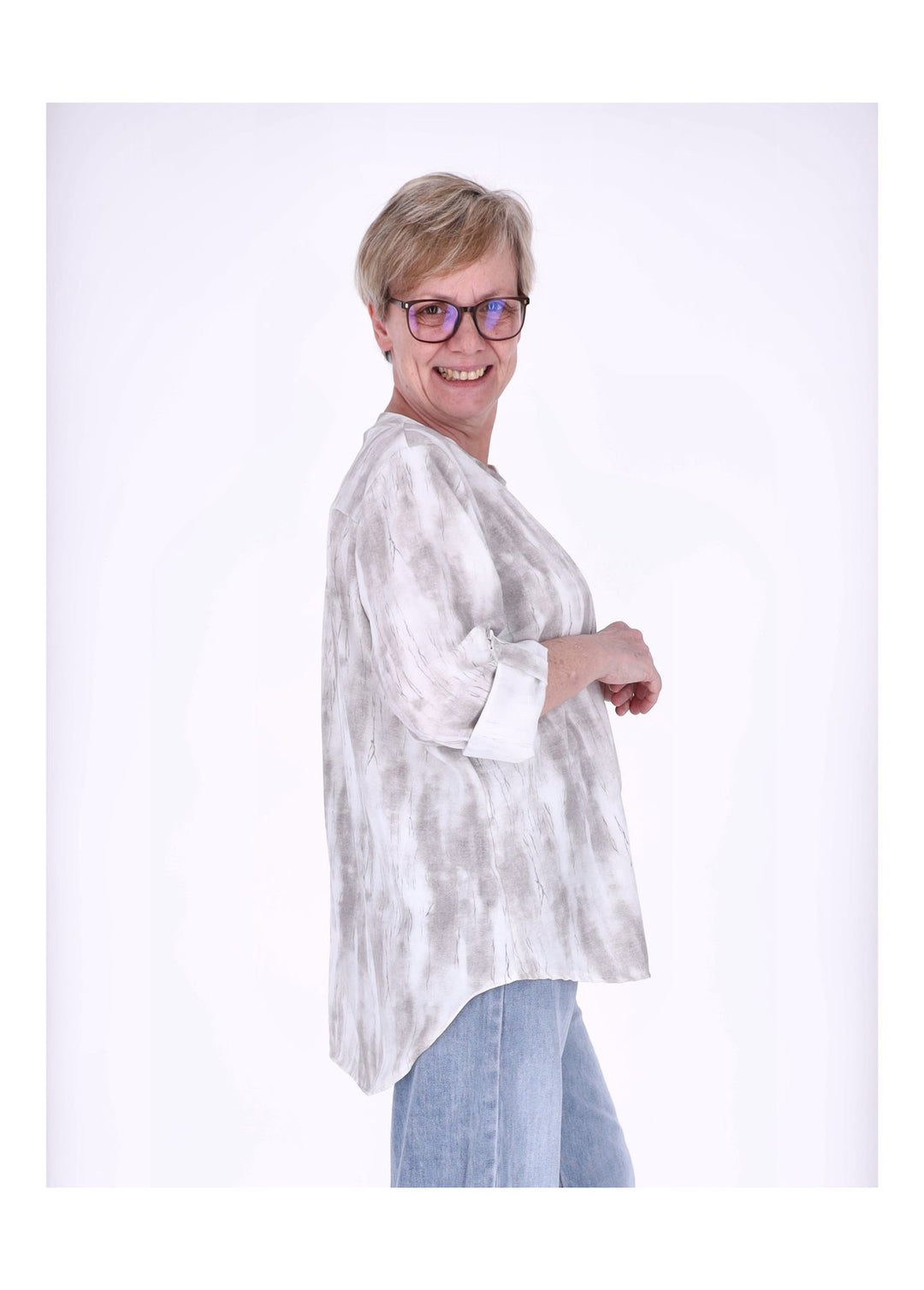 Splash of Color Blusenshirt Damen Rosa