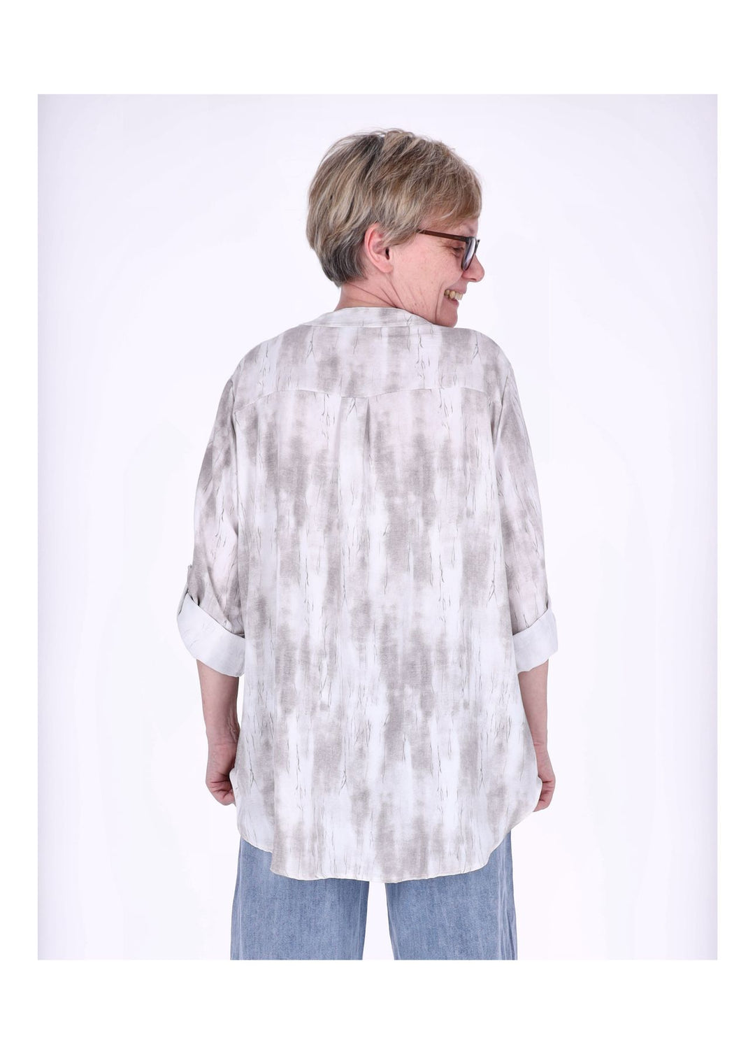 Splash of Color Blusenshirt Damen Rosa