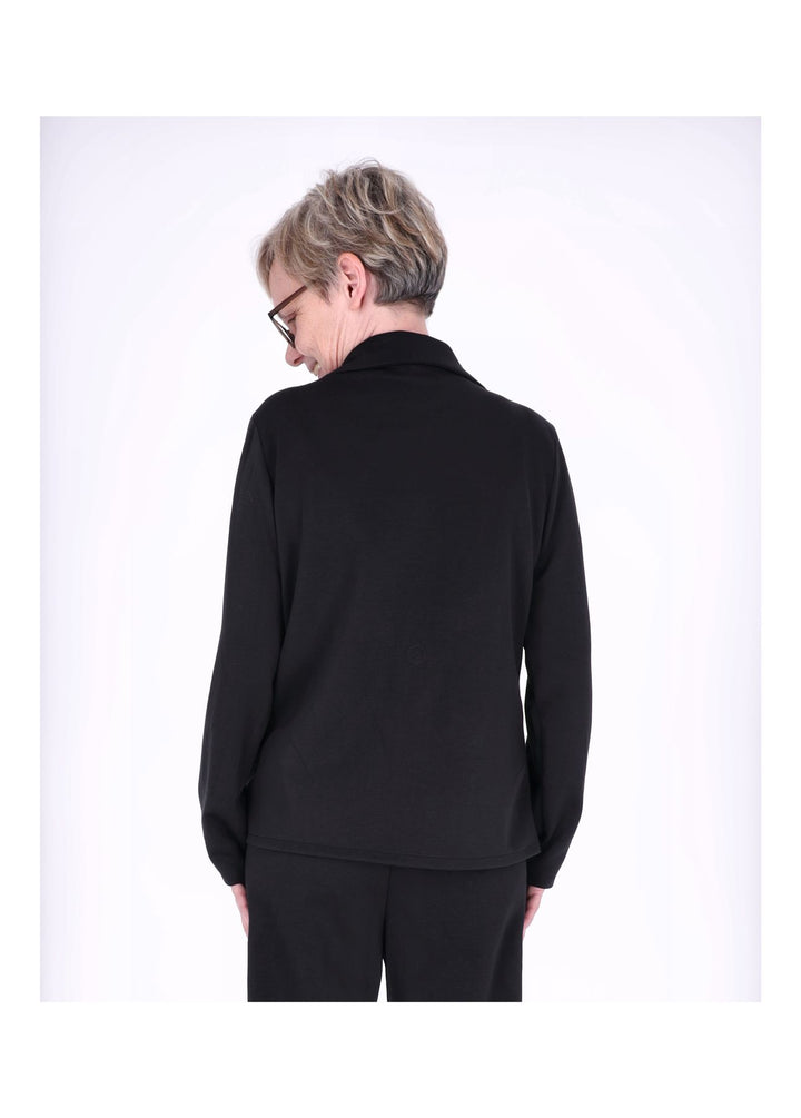 Splash of Color Damen Blazer mit Ansteckblüte